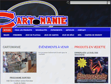Tablet Screenshot of cartomanie.com